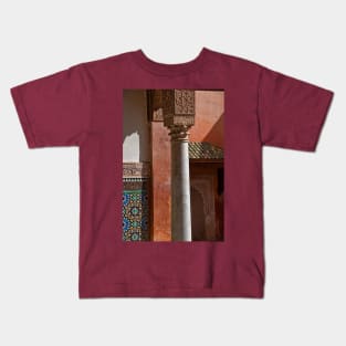 Morocco. Marrakech. The Saadian tombs. Detail. Kids T-Shirt